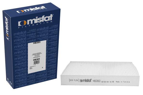 Filtro, aire habitáculo MISFAT FILTRATION ref. HB303